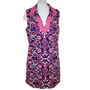 Vineyard Vines Shell Scarf Print Tunic Dress Size 6
